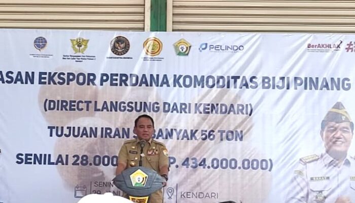 Perdana, Sultra Ekspor 56 Ton Biji Pinang ke Iran