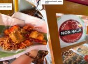 Viral! Jual Nasi Uduk Rendang Babi, Penjual Ini Ditegur Satpol PP