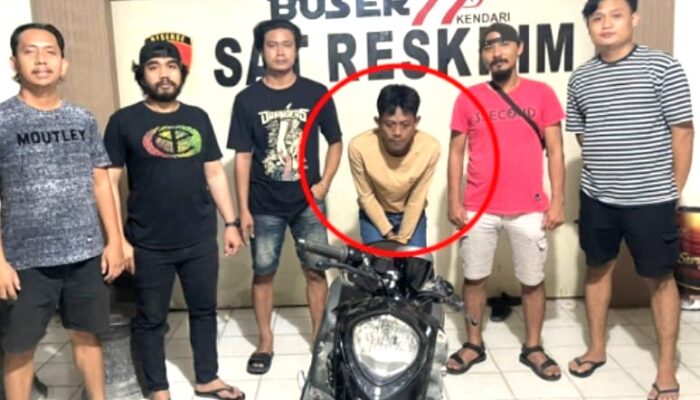 Pencuri Motor di Komplek Perdos UHO Ditangkap Polisi, Ternyata Begini Modusnya