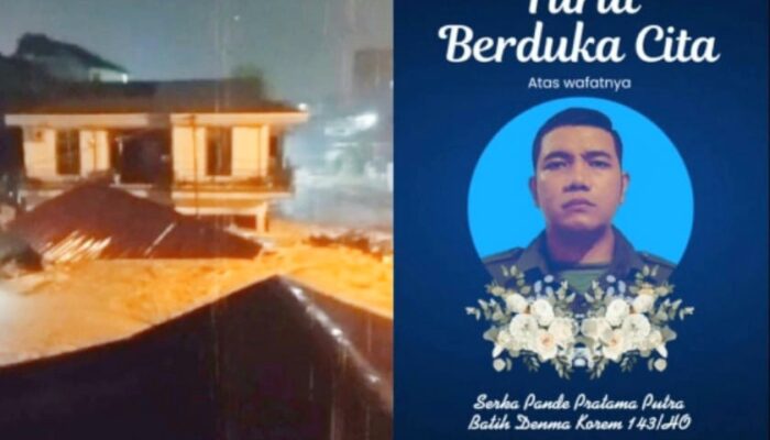 Bencana Banjir di Kendari Kembali Makan Korban, Seorang Anggota TNI Meninggal