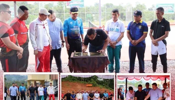 Wakapolda Sultra Resmikan Lapangan Tenis Dan Lapangan Tembak Polres Konut