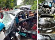 Breaking News! Mobil Bawa 1 Keluarga Tabrakan di Kolut, 1 Korban Polisi Meninggal