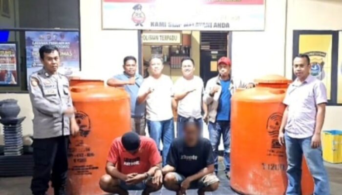 Pelaku Pencurian Tandon Air yang Resahkan Warga Baruga Kota Kendari, Akhirnya Ditangkap Polisi