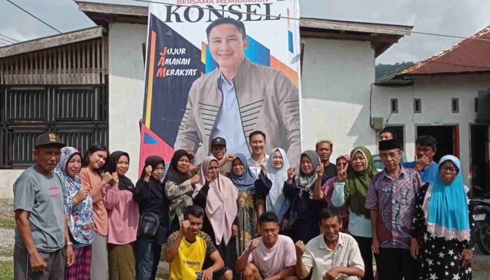 Siap Tarung di Pilkada Konsel, James Adam Mokke Mulai Gencar Pasang Baliho