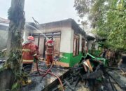 Disambar Petir, Rumah Warga di Unaaha Konawe Ludes Terbakar