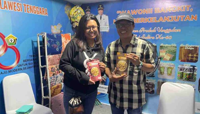 PT GKP Promosikan Produk Lokal Wawonii di Pameran UMKM Sultra