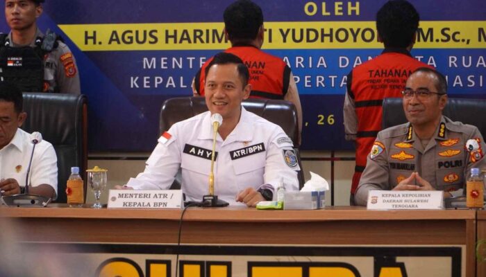 Menteri ATR-BPN AHY Bongkar Kasus Mafia Tanah di Kendari