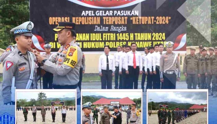 Polres Konut Gelar Operasi Ketupat Anoa 2024, Amankan Perayaan Idul Fitri