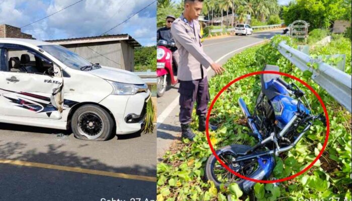 Tabrakan Maut Mobil Pengantin vs Motor di Kolaka, 1 Korban Tewas