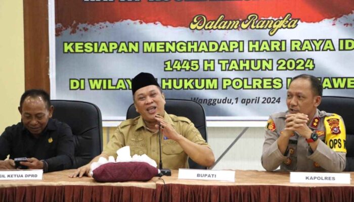 Sinergitas Polres Konut dan Pemda, Jamin Keamanan Masyarakat Saat Lebaran 2024