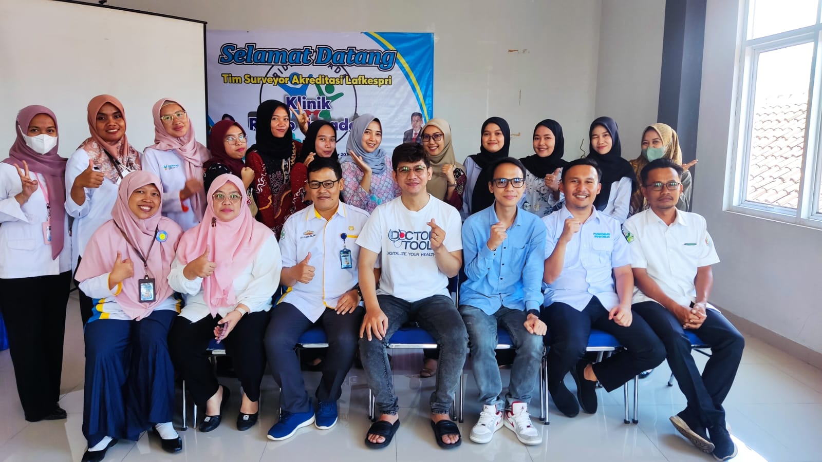 Training penggunaan DoctorTool di Pesawaran, Lampung Selatan. Sumber: Doctortool