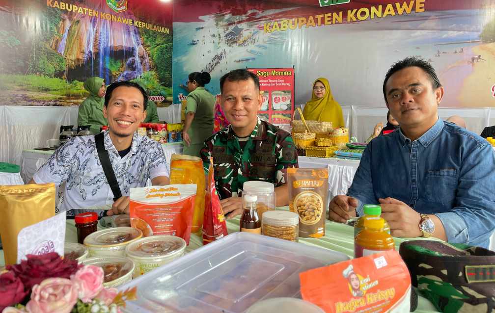 PT GKP dan Kodim 1417 Kendari Berkolabirasi Promosikan Produk Khas Wawonii