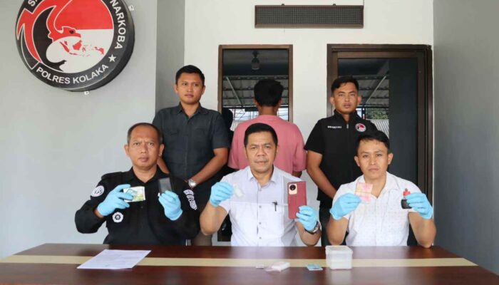 Tim Gabungan Polres Kolaka dan Polsek Watubangga Berhasil Tangkap Pengedar Sabu