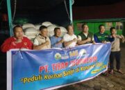 PT Tiran Indonesia Bantu 10 Ton Beras  Untuk Korban Banjir di Konawe Utara