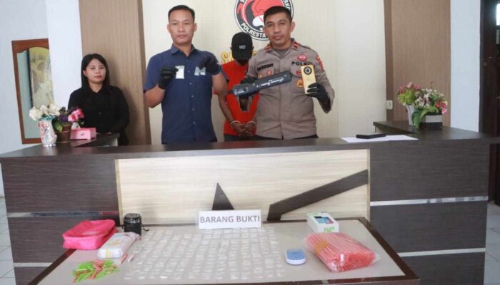 Polresta Kendari Tangkap Pengedar Sabu di Tunggala, Puluhan Gram BB Disita