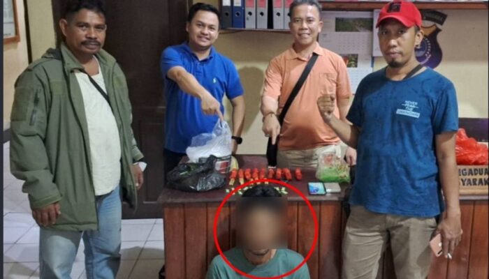 Polsek Baruga Ringkus Seorang Pengedar Sabu, Puluhan Paket Diamankan