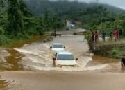 Update Banjir Terkini di Konut: Jalan Linomoiyo Kecamatan Oheo Belum Bisa Dilalui Motor