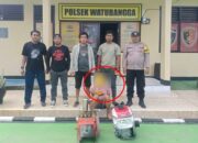 Polisi Tangkap Pencuri 2 Mesin Diesel Milik Warga di Desa Popalia Kolaka