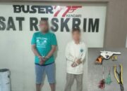 2 Pria di Kendari Ditangkap Saat Pesta Sabu di Penginapan, Polisi Temukan Senpi dan Busur