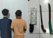 Dua Pelajar Diamankan Saat Hendak Tawuran di Kendari, Polisi Sita Parang