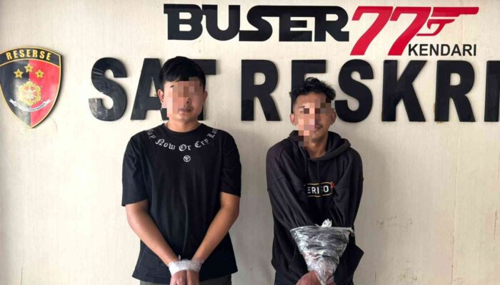 Dua Pemuda Asal Butur Ditangkap Polisi Usai Curi Motor 12 TKP di Kendari