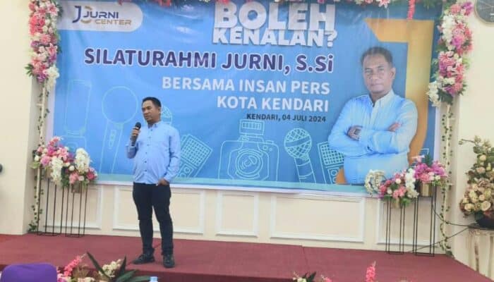 Jurni, Pemilik Tagline “Boleh Kenalan”  Jalin Silaturahmi Dengan Awak Media di Kendari