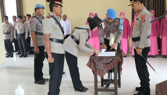 Mutasi Polri, IPTU Debby Aulia Resmi Jabat Kasat Lantas Polres Konut