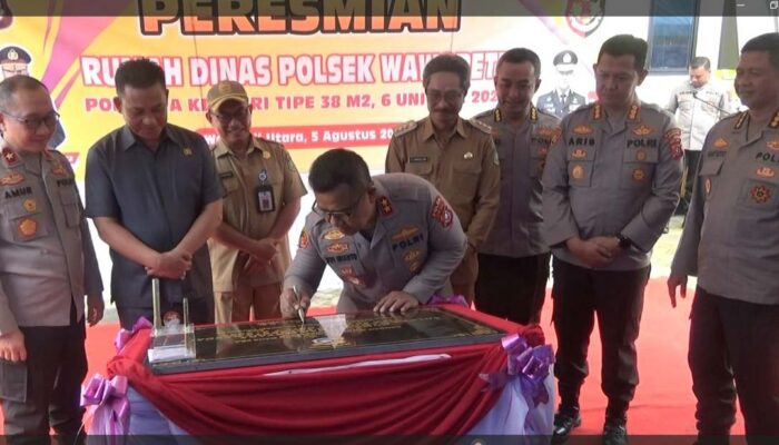 Kapolda Sultra Siapkan 6 Rumah Dinas Untuk Anggota Polri di Konkep