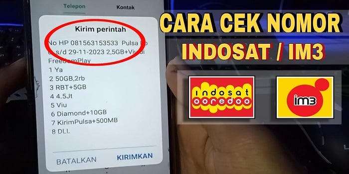 Cara Cek Nomor Indosat