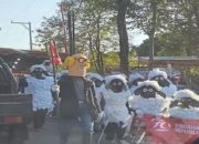 Viral! Peserta Pawai HUT RI Berkostum Shaun The Sheep Ini Sukses Bikin Netizen Ngakak!