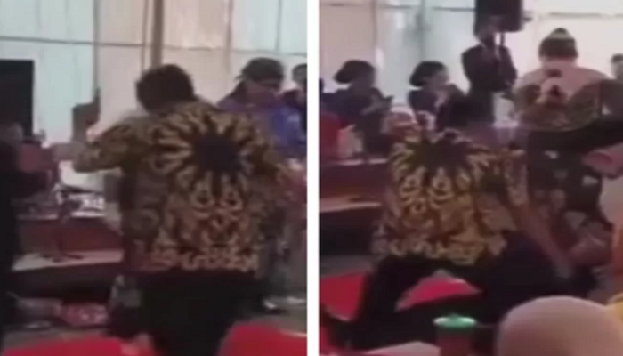 Viral! Seorang Kakek di Wonogiri Meninggal Dunia Saat Joget dengan Biduan, Diduga Alami Serangan Jantung