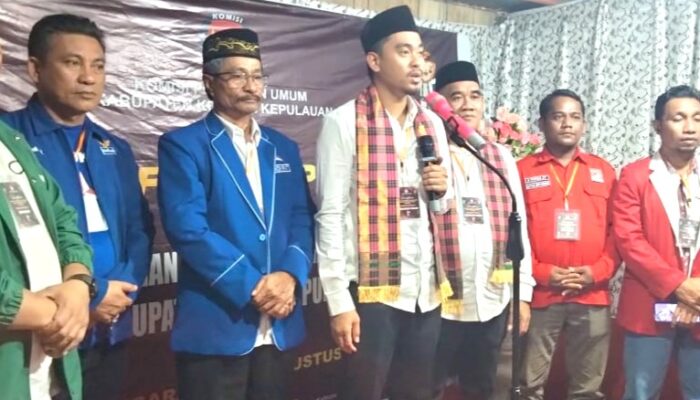 Rifki Saifullah Rahaga-Alfarit Resmi Daftar di KPU Maju Pilkada Konkep