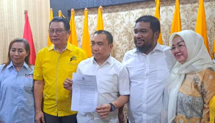 AJP-ASLI Resmi Kantongi Rekomendasi B1KWK Golkar Maju Pilwali Kendari