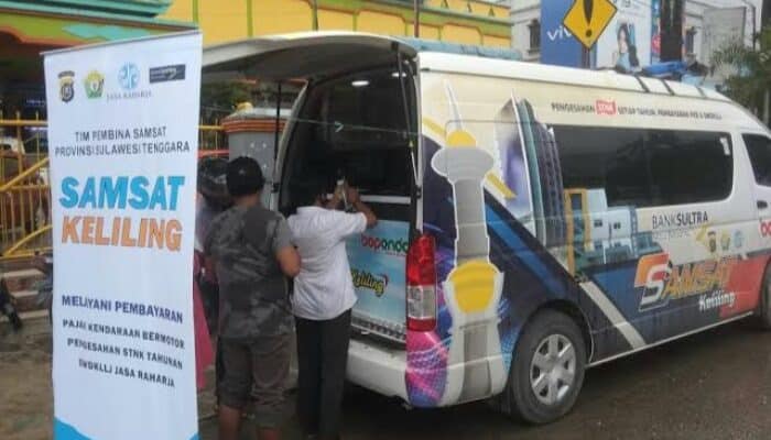 Samsat Keliling Hadir di Kendari, Mudahkan Pembayaran Pajak, Simak Lokasi dan Jadwalnya