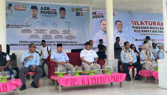 ASR-Hugua Janji Siapkan Beasiswa Hingga Jalan Mulus di Kolaka Timur