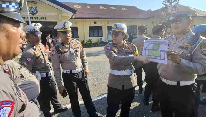 Urai Kemacetan Saat Konser Dewa 19, Sat Lantas Polres Kolaka Terapkan Rekayasa Lalu Lintas