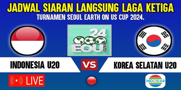 Jadwal dan Link Live Streaming Indonesia Vs Korsel di Ajang Seoul EOU 2024 Hari Ini