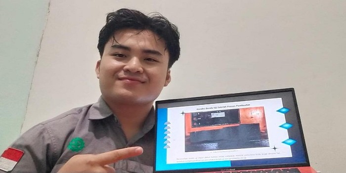 Kreatif! Mahasiswa ITS Ini Sulap Limbah Filter Rokok Jadi Bahan Penguat Aspal