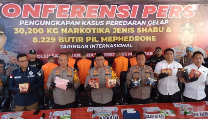 2 Pengedar Narkoba Jaringan Internasional di Kendari Ditangkap Polisi, Barang Bukti 22 Kg Sabu