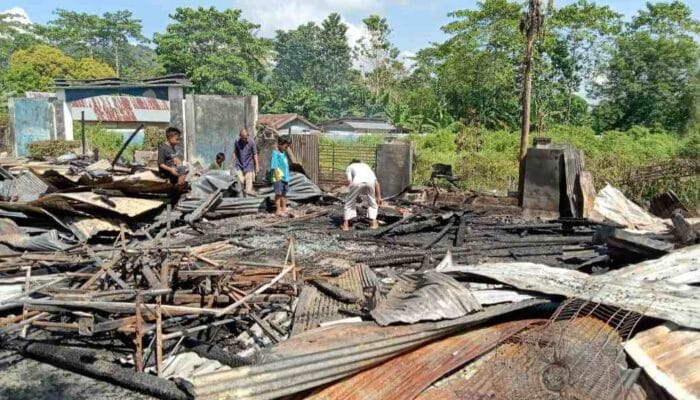 Kebakaran Hebat di Unaaha Konawe, 4 Kios Warga Ludes Dilalap Api