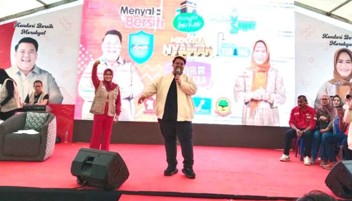 Gelar Kampanye di Baruga, Yudhi-Nirna Siapkan Program Makan Siang dan Susu Gratis