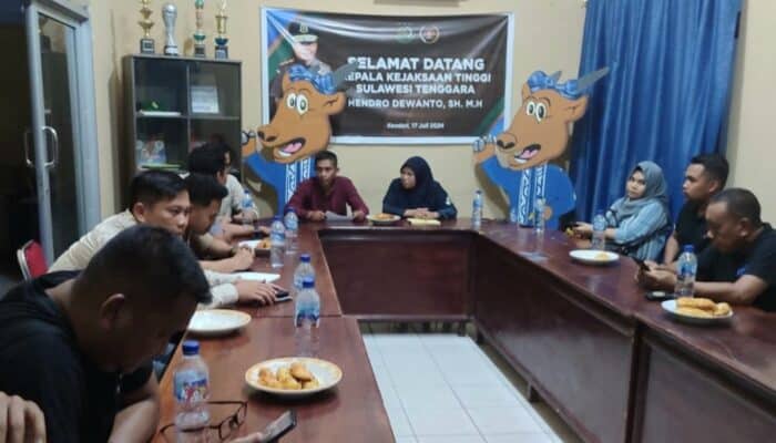 KUPP Lapuko Bertemu Ketua PWI Sultra Klarifikasi Soal Kesalahpahaman