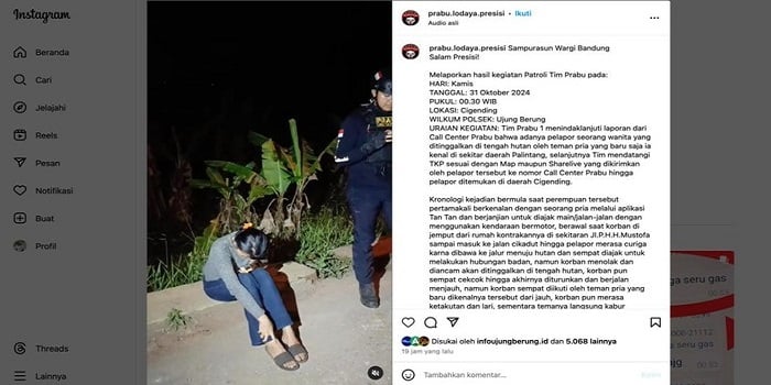 Viral! Kencan Pertama Wanita di Bandung Ini Harus Berakhir Mengerikan