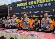 Komitmen Wujudkan Kota Kendari Aman, Satu Persatu Pelaku Kejahatan Diringkus Polisi