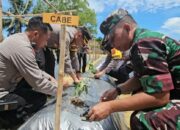 Polresta Kendari Launching Gugus Tugas Polri Dukung Program Ketahanan Pangan Presiden RI