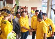 Sejumlah Cakada Kader Golkar Sambut Kedatangan Bahlil Lahadalia di Kendari