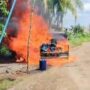 Mobil terbakar